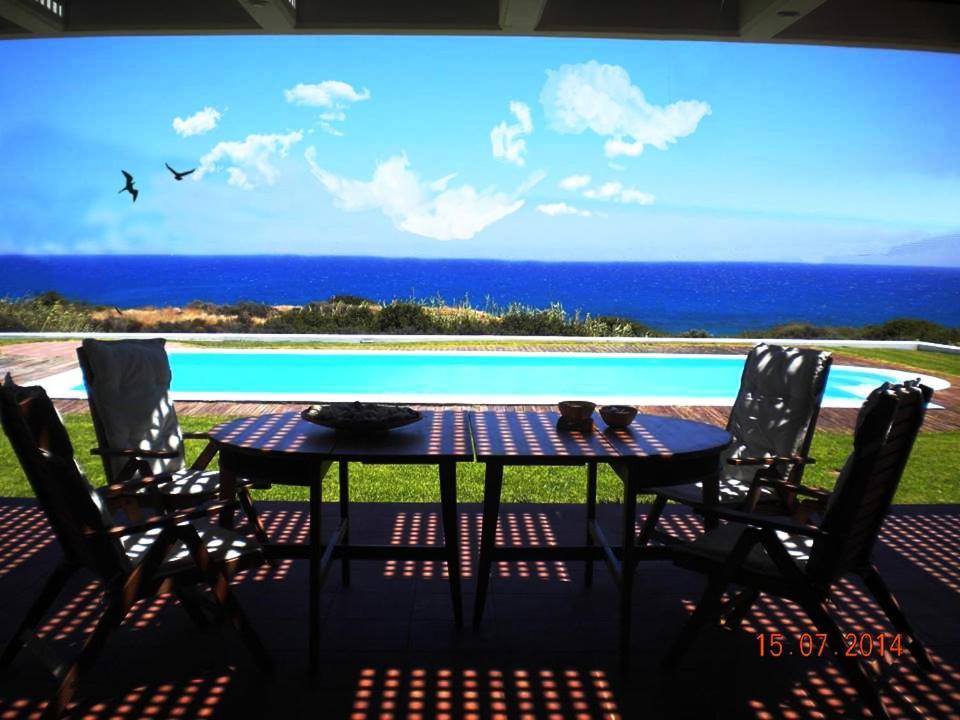 Cristelia Seafront & Pool Villa Lachania  Exterior photo