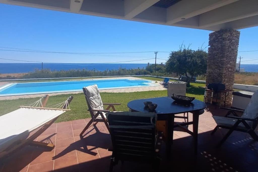 Cristelia Seafront & Pool Villa Lachania  Exterior photo