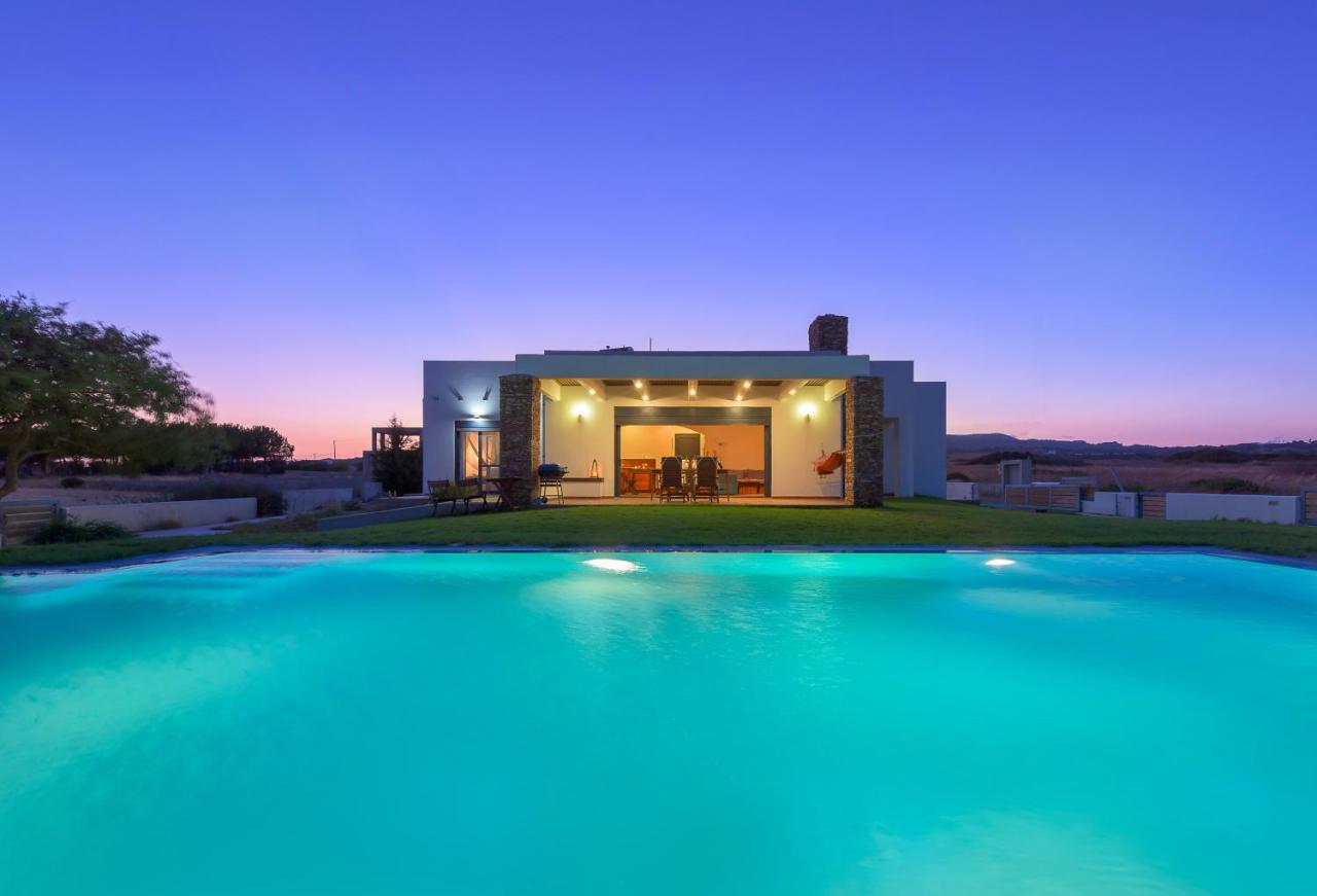 Cristelia Seafront & Pool Villa Lachania  Exterior photo