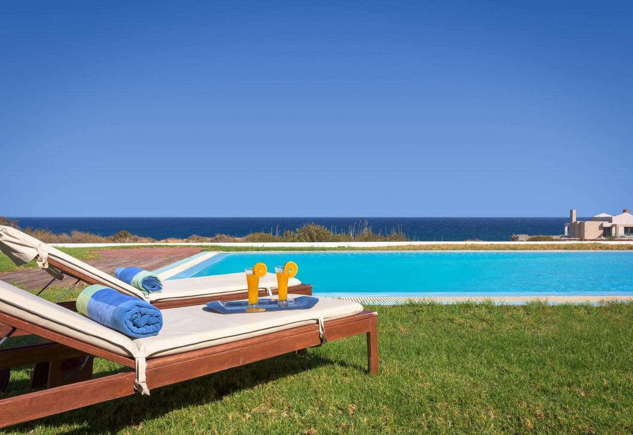 Cristelia Seafront & Pool Villa Lachania  Exterior photo